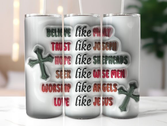 3D Inflated Christian Tumbler Wrap Graphics Review