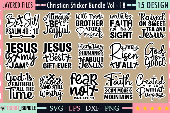 Christian Sticker Bundle Vol 18 Review