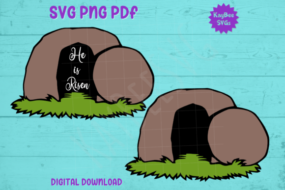 Empty Tomb of Jesus Easter Graphics for Crafts