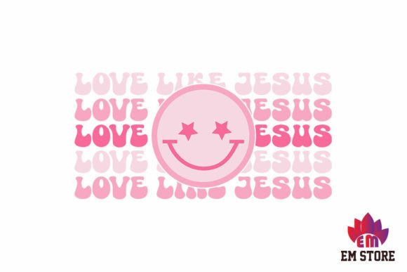 Love Like Jesus: Retro Christian Graphics for Crafts